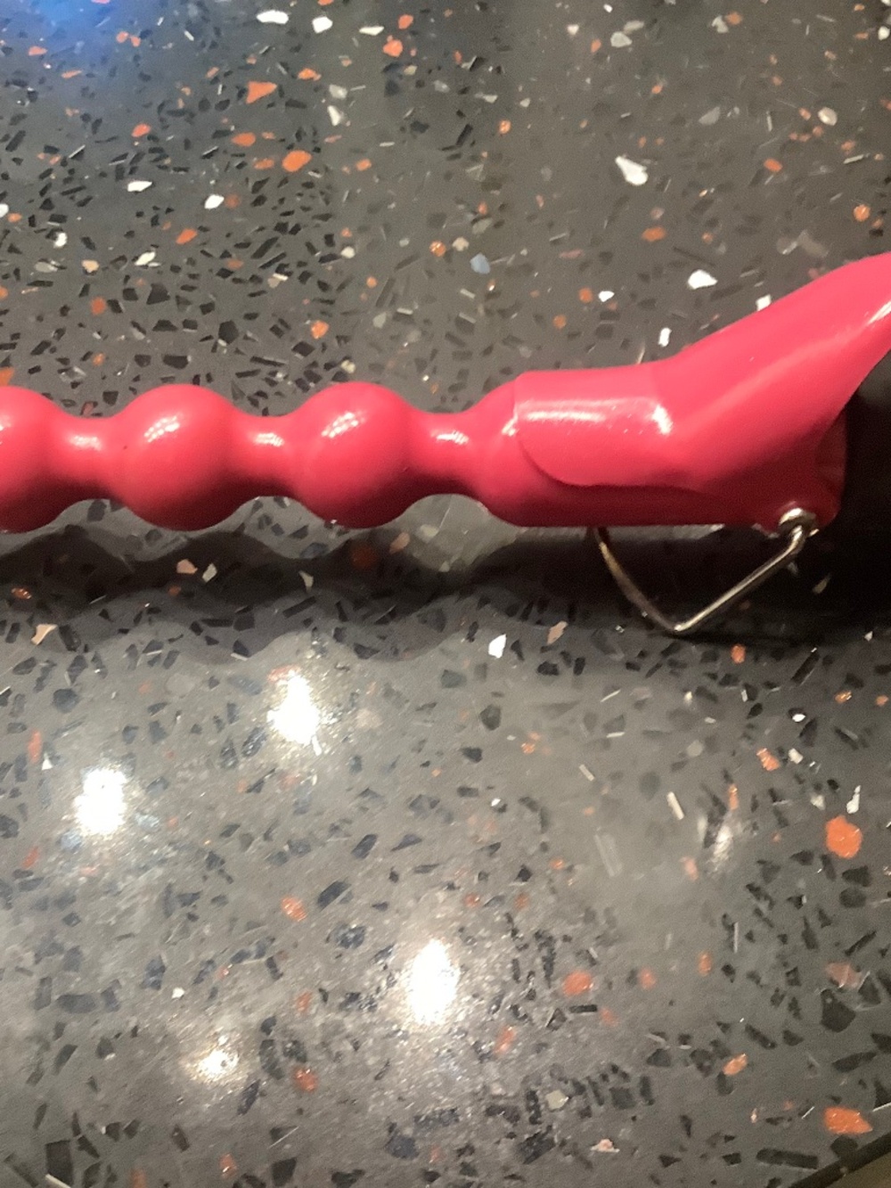 Bubble curling iron